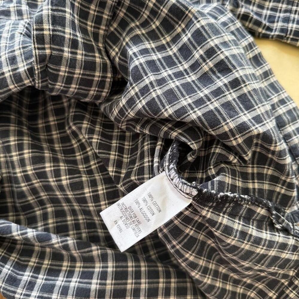 Unbranded Women's Navy and White Blouse - Picture 6 of 6